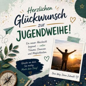 Glückwunsch zur Jugendweihe Bild