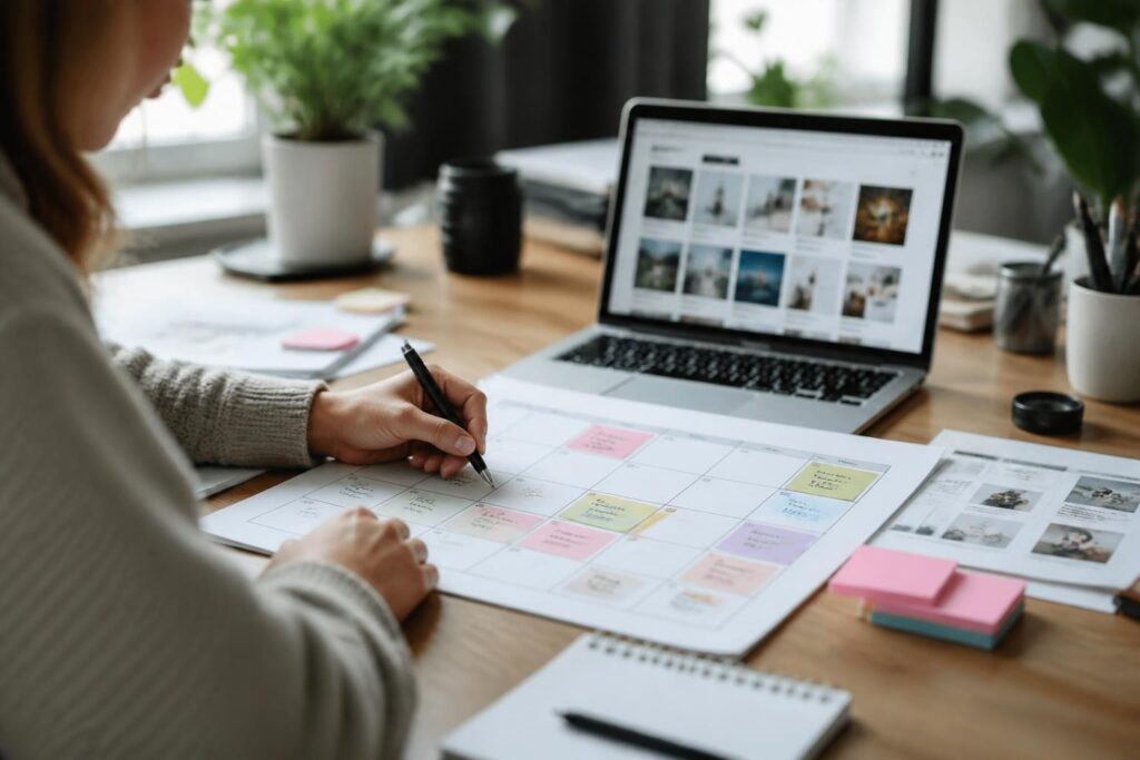 Social-Media-Redaktionsplan – Muster als Vorlage